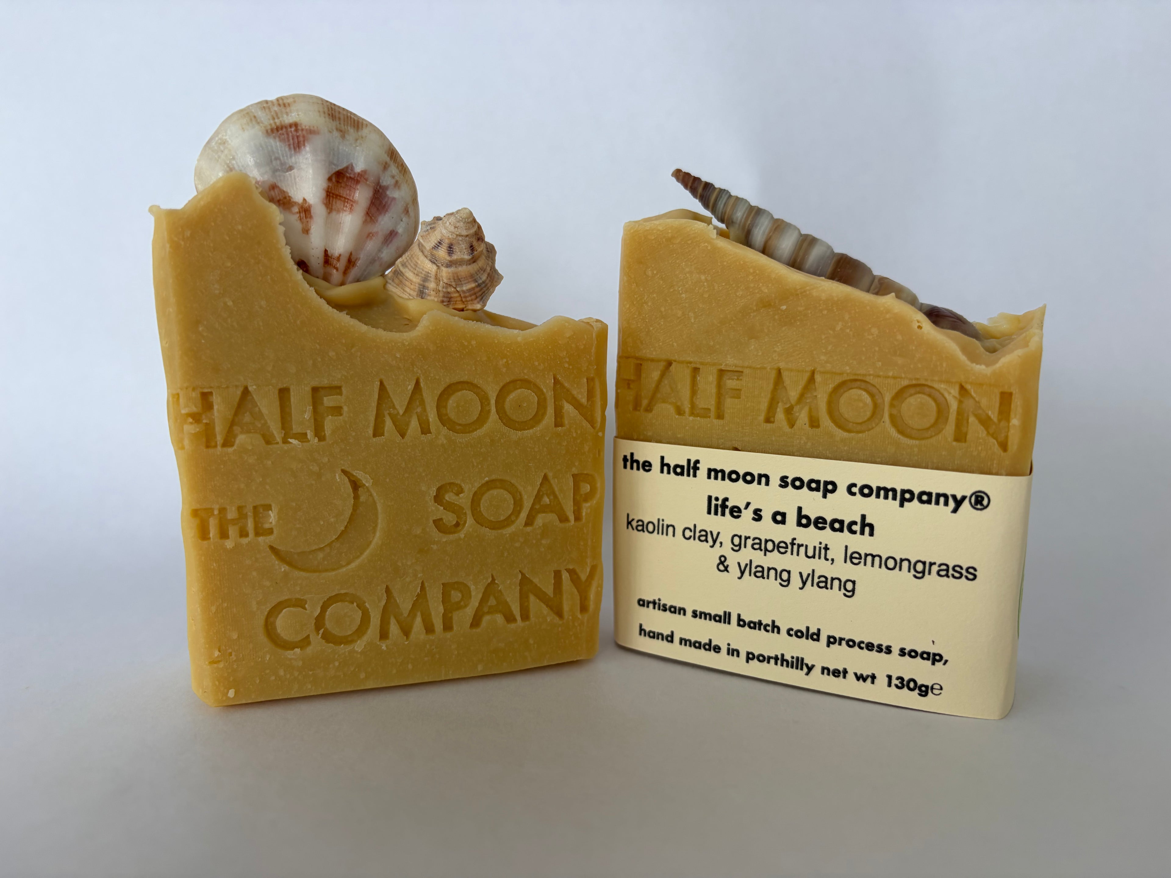 Life's a beach, handmade, artisan, small batch cold process soap. 